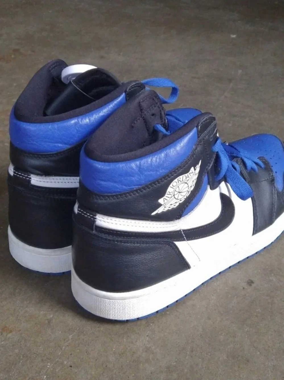 Nike Air Jordan 1 High - Royal Blue/Black/White Men 10